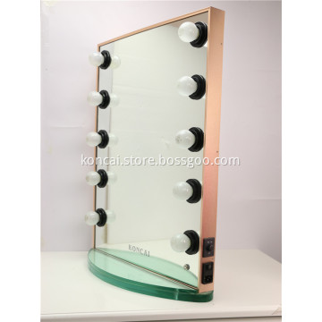 Led Lighted Makeup Mirror With 10 Led Lighted Mirror